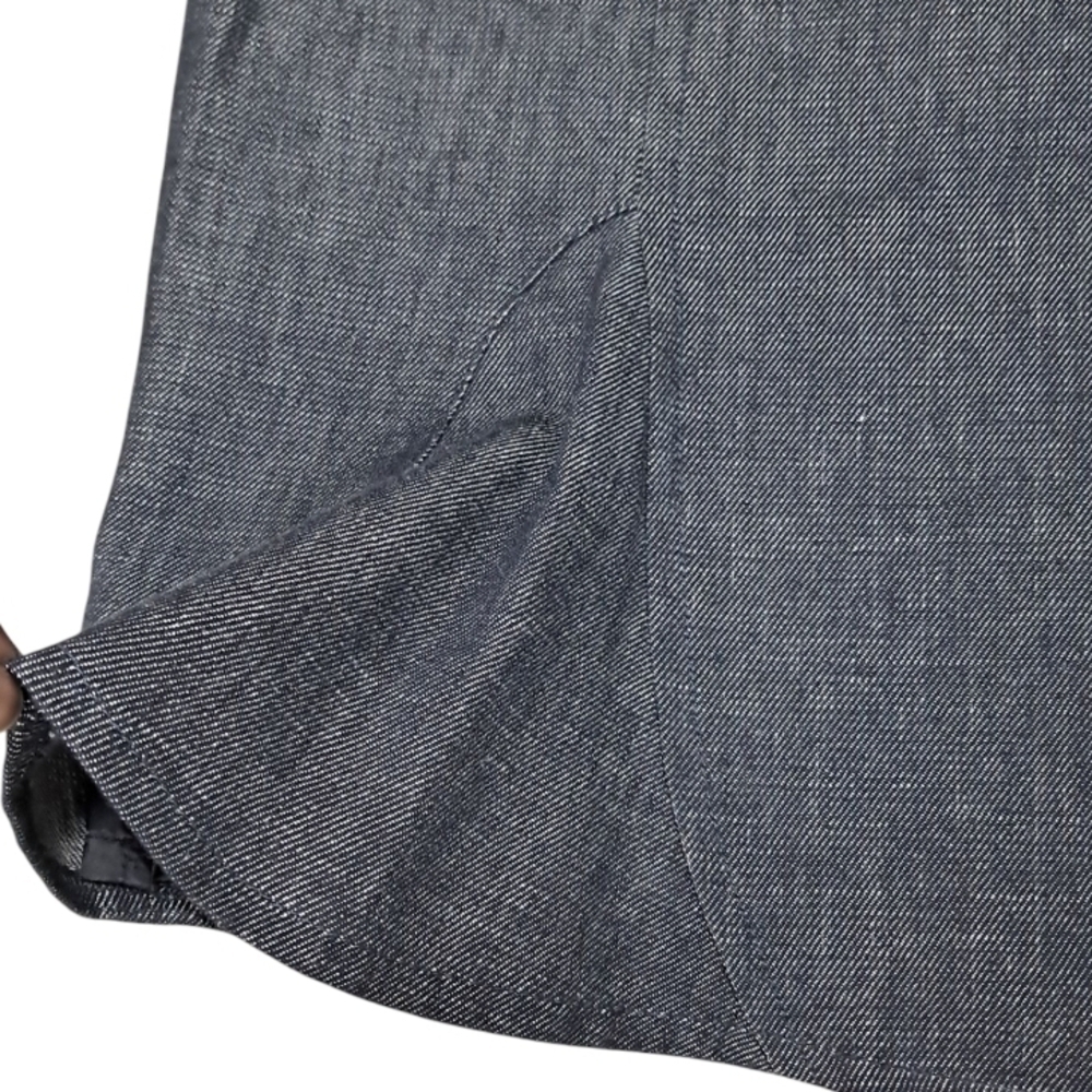 Akris Punto Gray Lined Skirt Size 10 - Picture 2 of 16